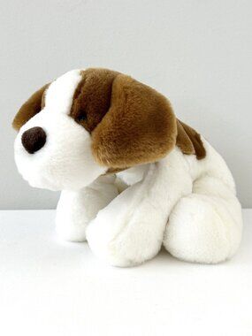 Vintage Commonwealth Beagle Dog Plush Brown White 12” Stuffed Animal Toy 2001